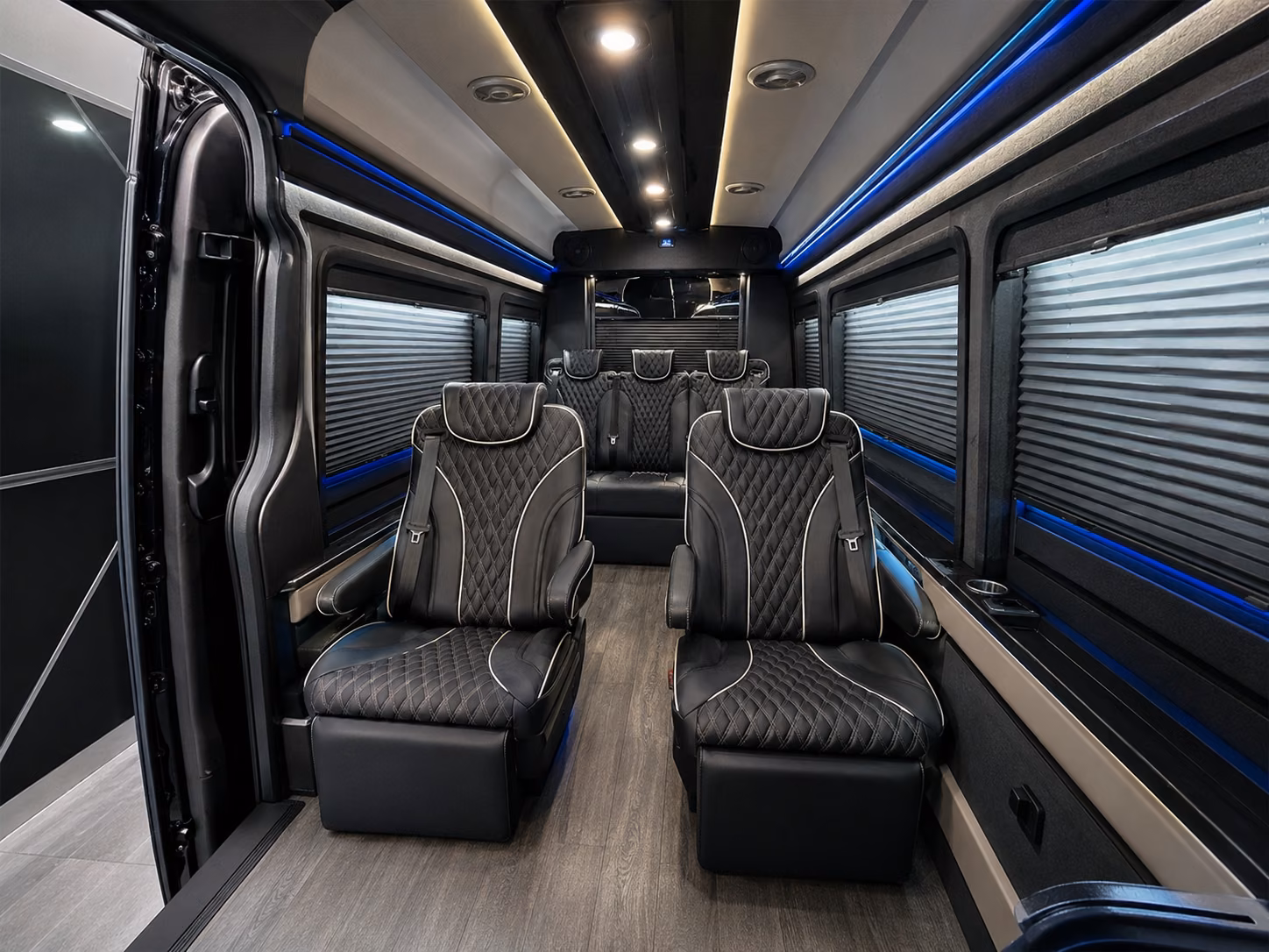 billings 10 passenger sprinter van inside