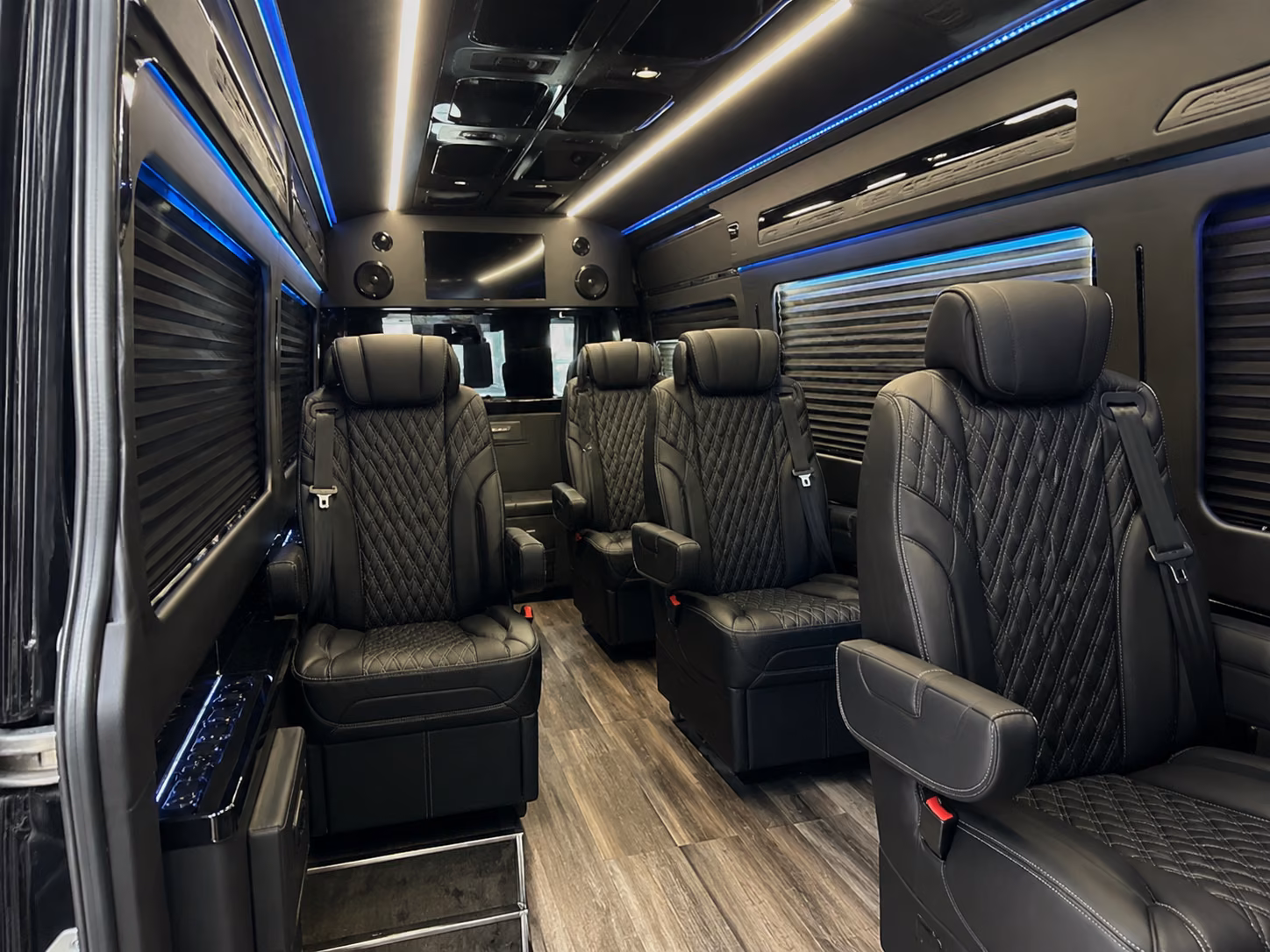billings 12 passenger sprinter van inside