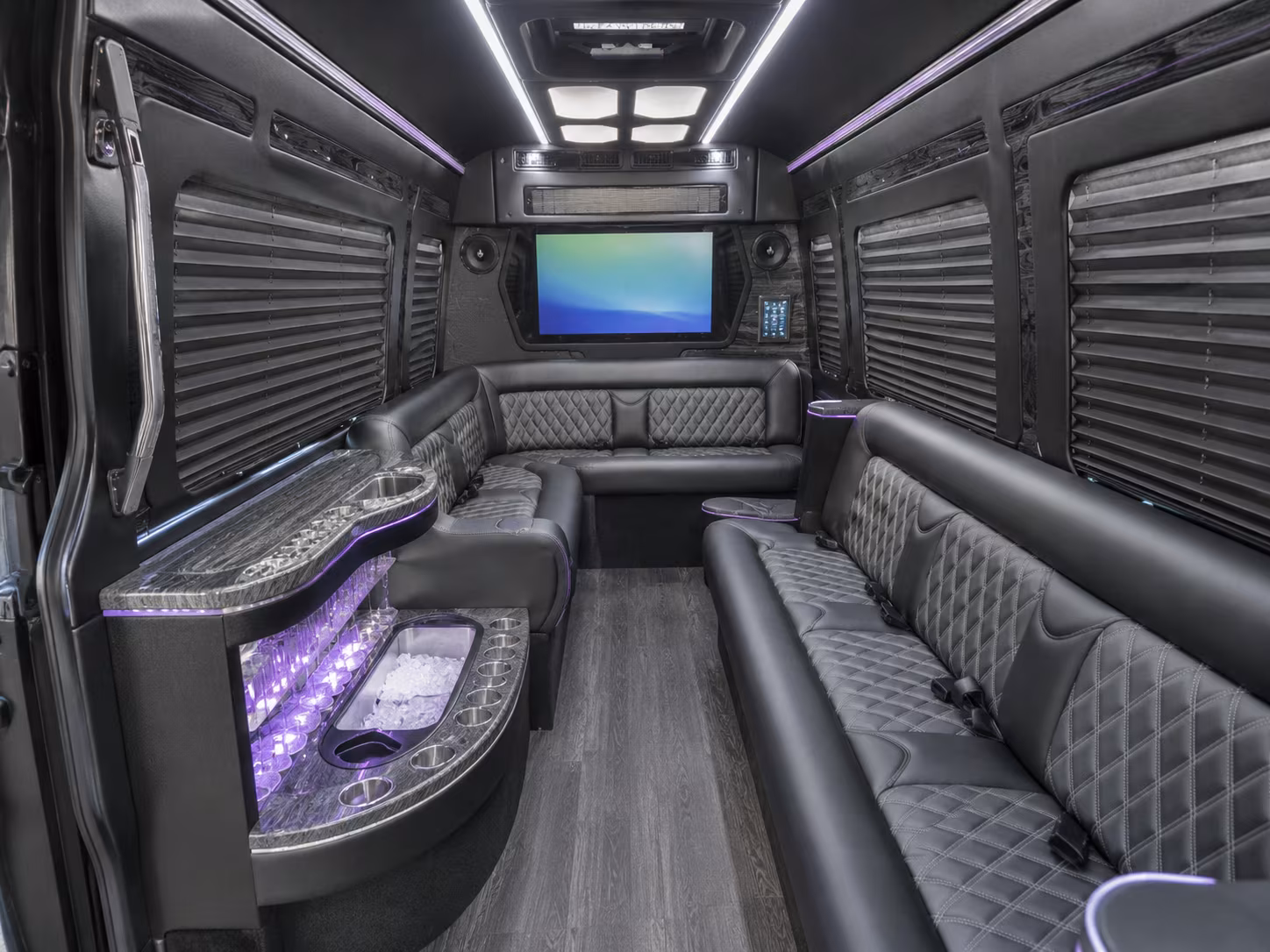 sprinter van transportation to metrapark arena and the metra complex
